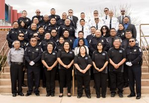 Law Enforcement Program Group Formal Smiling